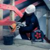 Električni podaljšek s kabelskim bobnom, 5 zaščitenih vtičnic