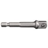 Slika ADAPTER ZA NATICNE KLJUCE 6-KOTNI 1/4" NA KVADRATNI 3/8", L=65MM - TECWERK