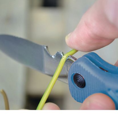 Slika Cable/electrical knife 1-part, folding ,TECWERK