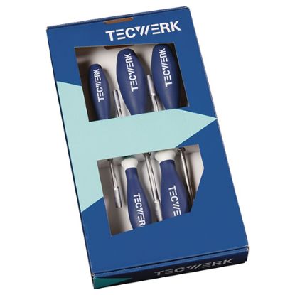 Slika Hexagon socket wrench set 3-component handle ,TECWERK