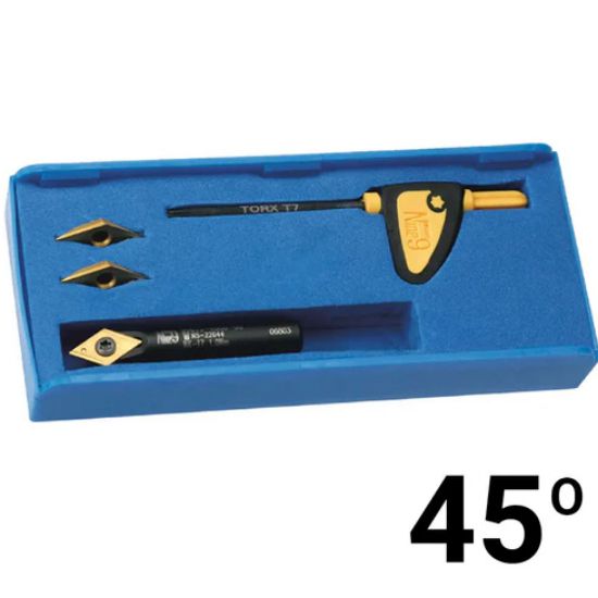 SET ZA GRAVIRANJE VPETJE D6,0mm 45° (DRŽALO  00-99619-V045-03K-32 + 3xPL.V04506T