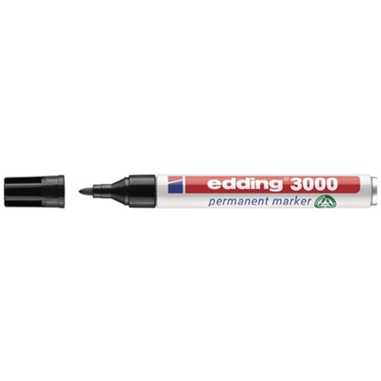 FLOMASTER OBSTOJNI EDDING 3000 1,5-3mm - ČRNI