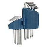 Slika KLJUC TORX KOTNI V 9-DELNI GARNITURI,  TX9-TX45 - TECWERK